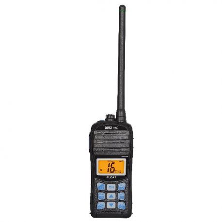 1852 VHF Radio VT35M, flyder, IPX7, 5W m/bordlader - Billede 2
