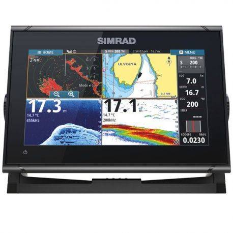 Simrad GO9 XSE, med 83/200 & 455/800 hdi hæk transducer - Billede 2